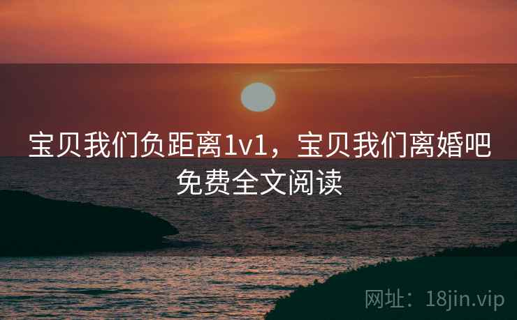 宝贝我们负距离1v1，宝贝我们离婚吧免费全文阅读