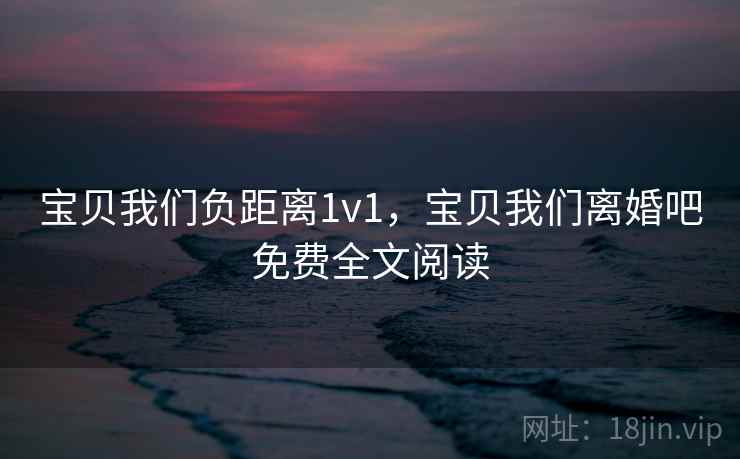 宝贝我们负距离1v1，宝贝我们离婚吧免费全文阅读