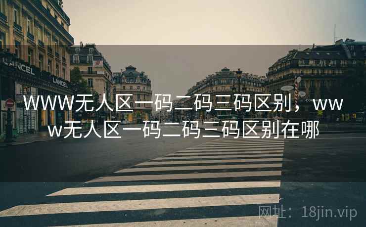 WWW无人区一码二码三码区别，www无人区一码二码三码区别在哪