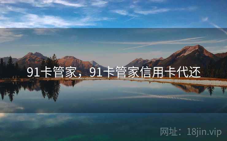 91卡管家，91卡管家信用卡代还